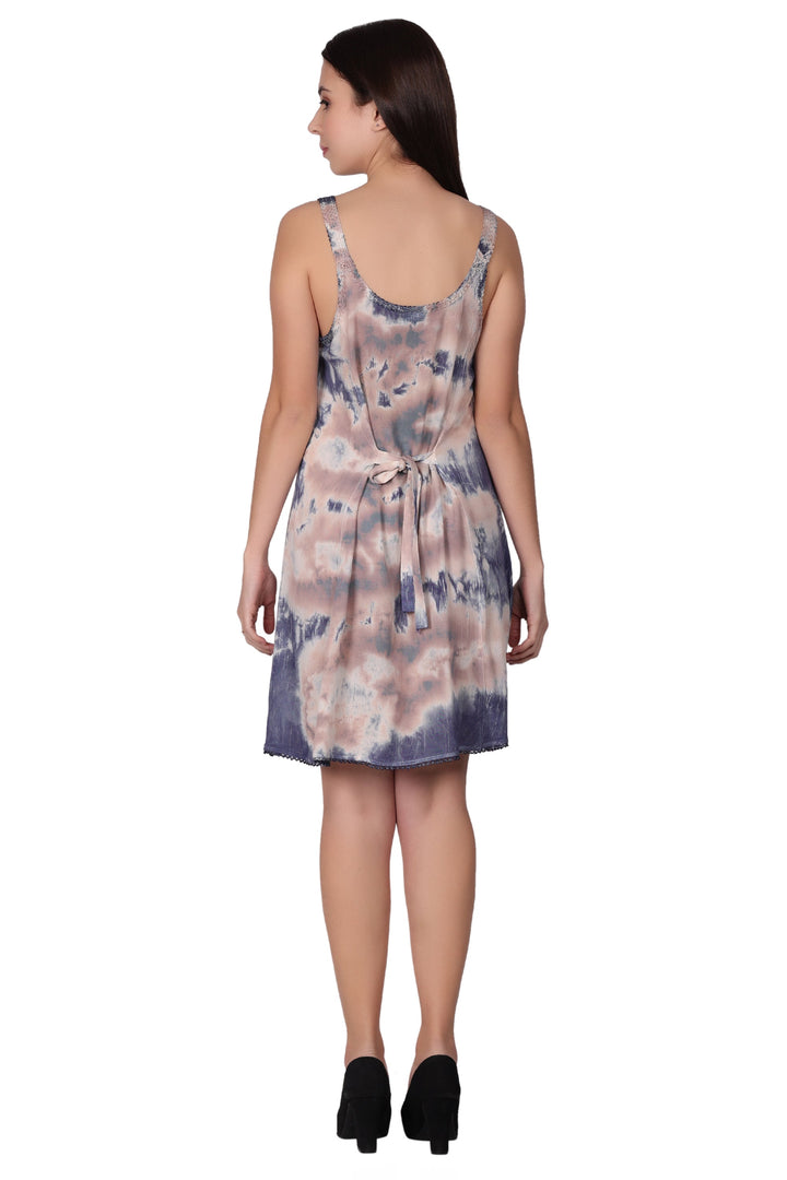 Laced Tie Dye Beach Dress 362213LACE