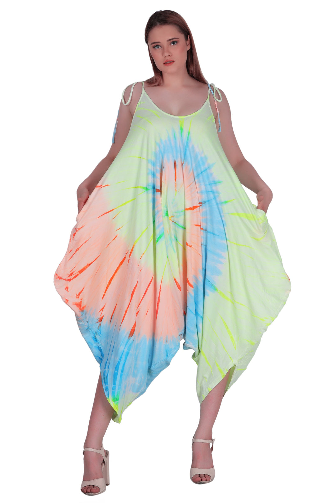 Neon Tie Dye Jumper SPJ-50