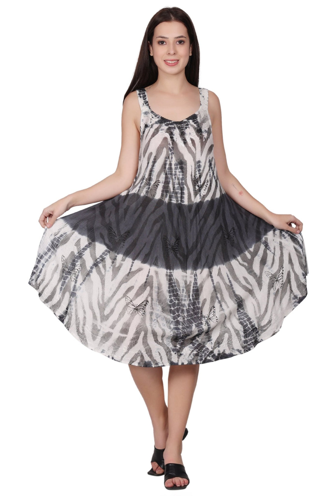 3 Layer Tie Dye Dress 482187 - Advance Apparels Inc