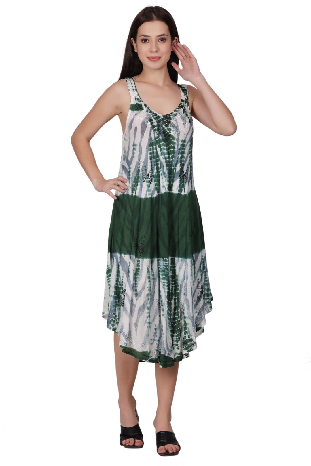 3 Layer Tie Dye Dress 482187 - Advance Apparels Inc