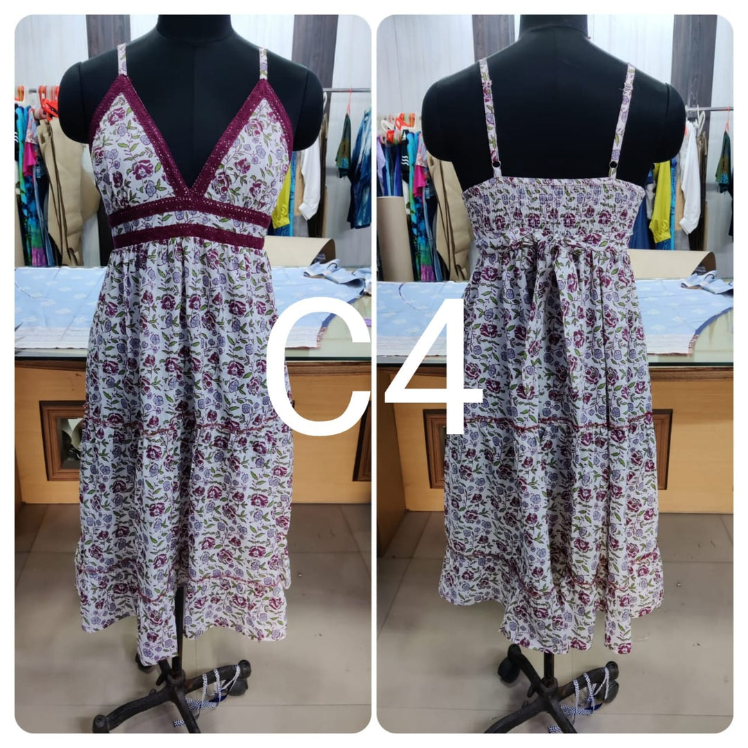 Organic Floral Print Dress OC5155