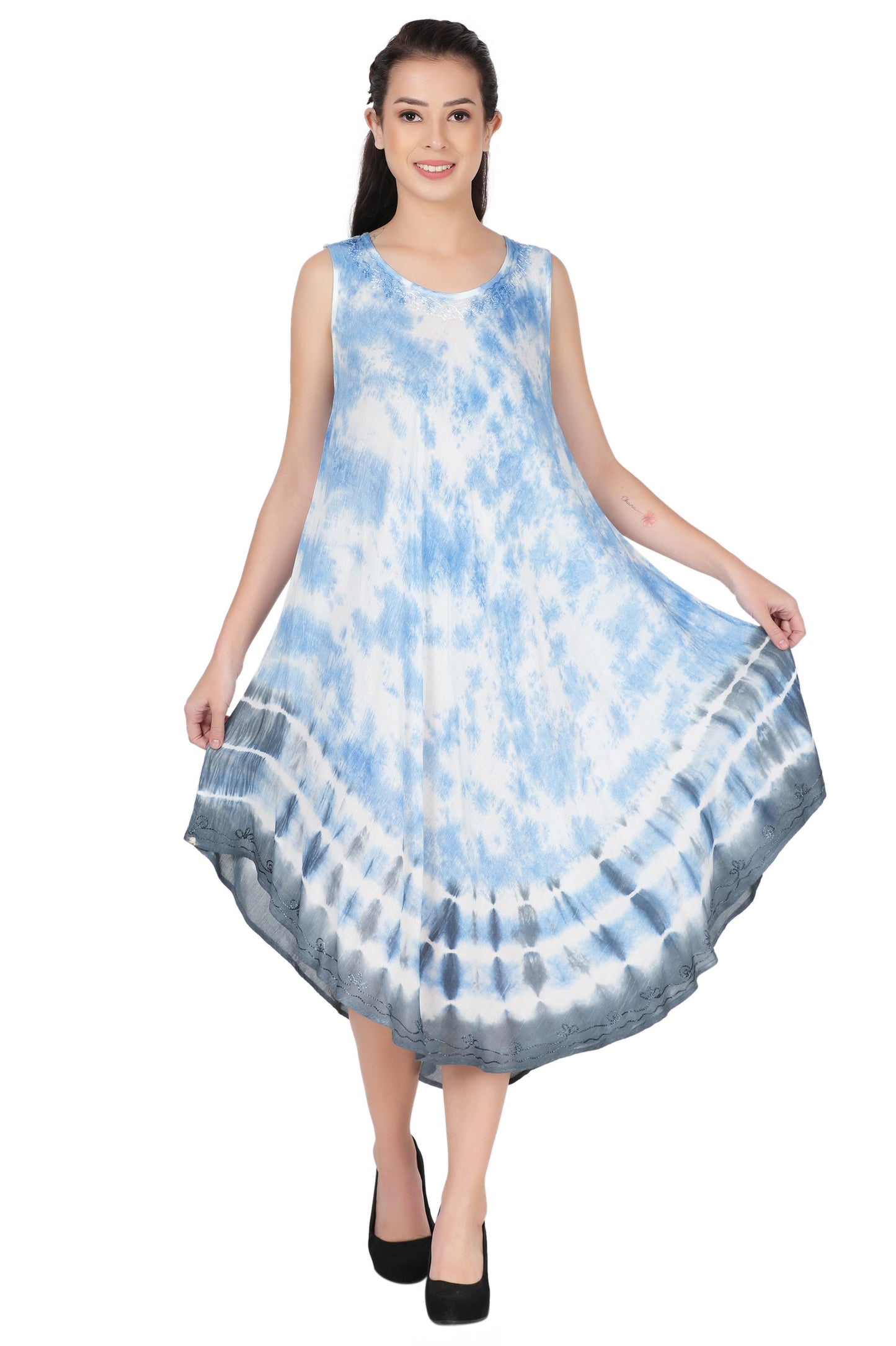 Pastel Tie Dye Beach Dress 482156