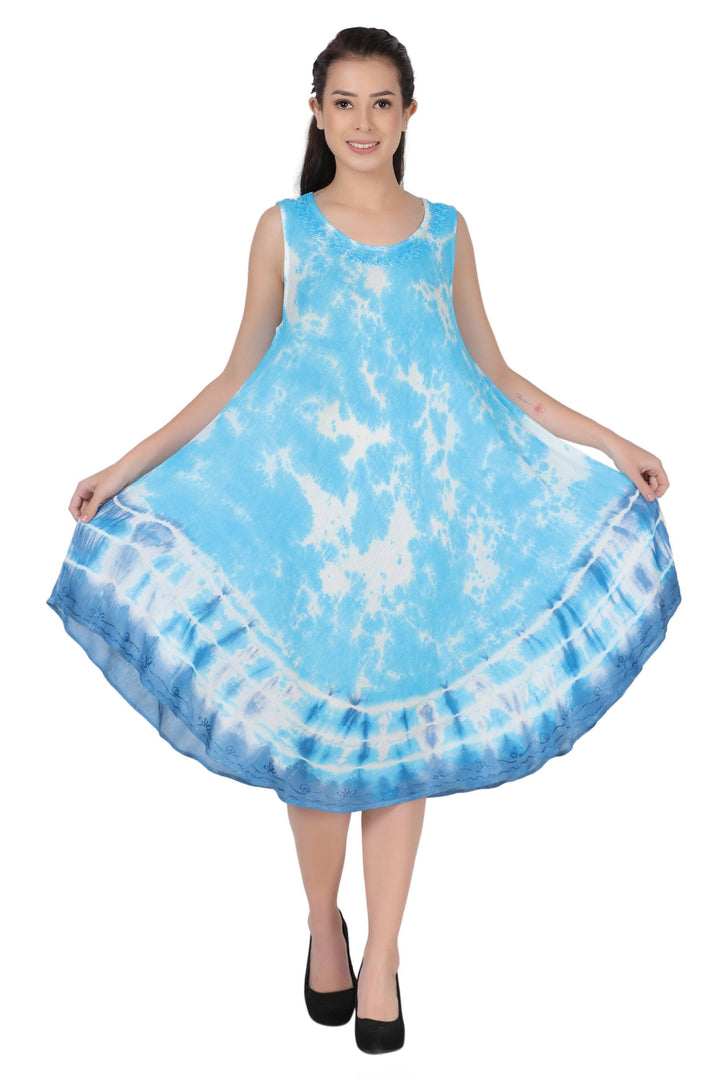 Pastel Tie Dye Beach Dress 482156