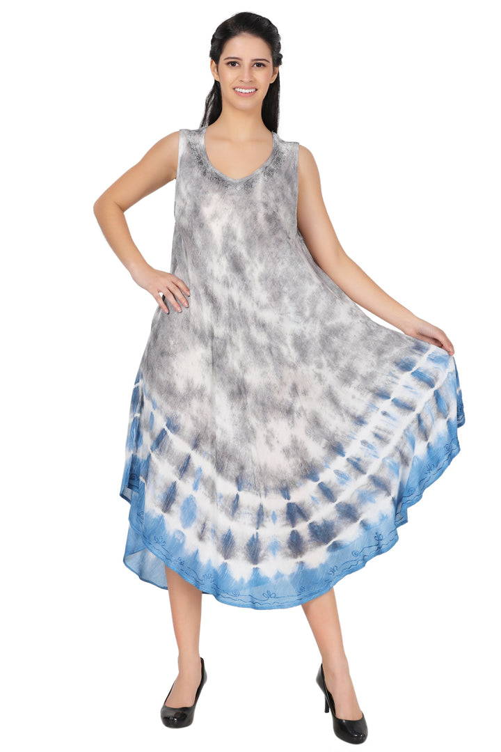 Pastel Tie Dye Beach Dress 482156