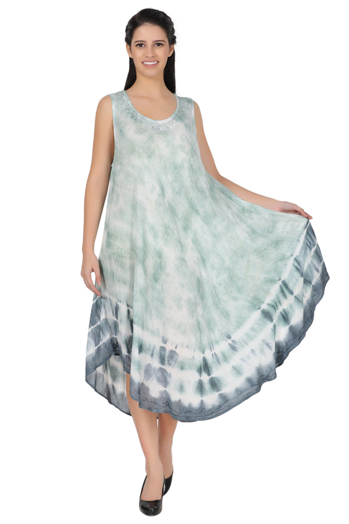 Pastel Tie Dye Beach Dress 482156