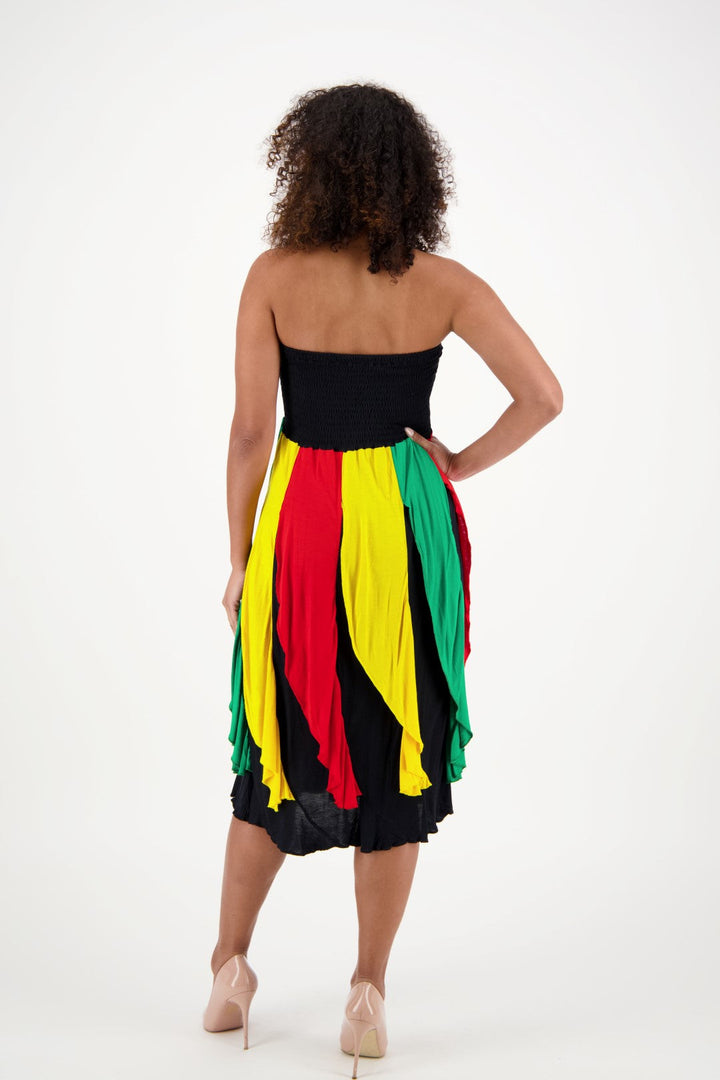 One Love Rasta Dress R478