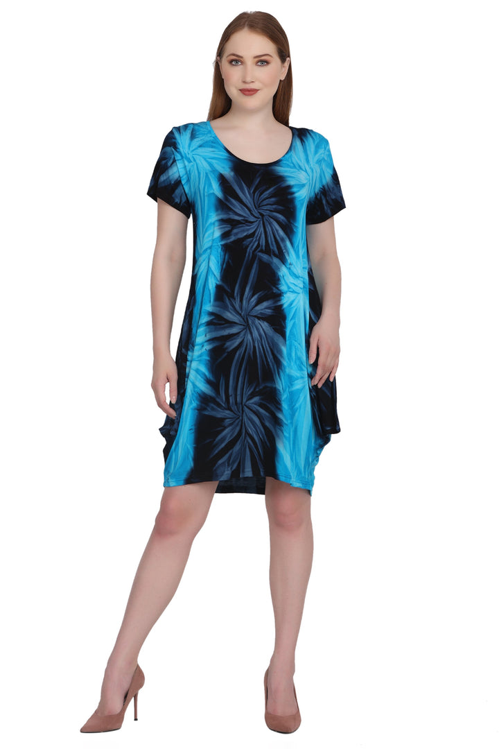 Short Dress With Cap Sleeves SPD74