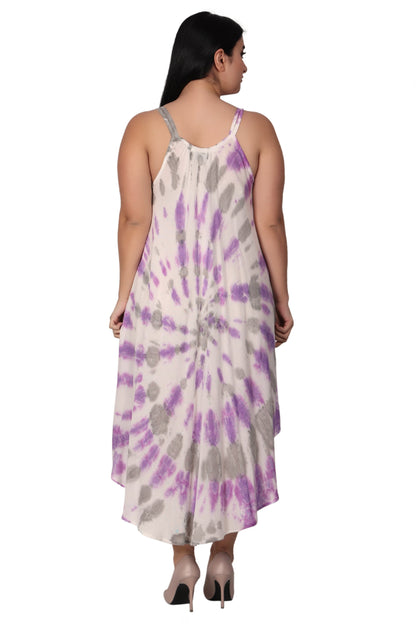 Spaghetti Strap Tie Dye Dress 482174