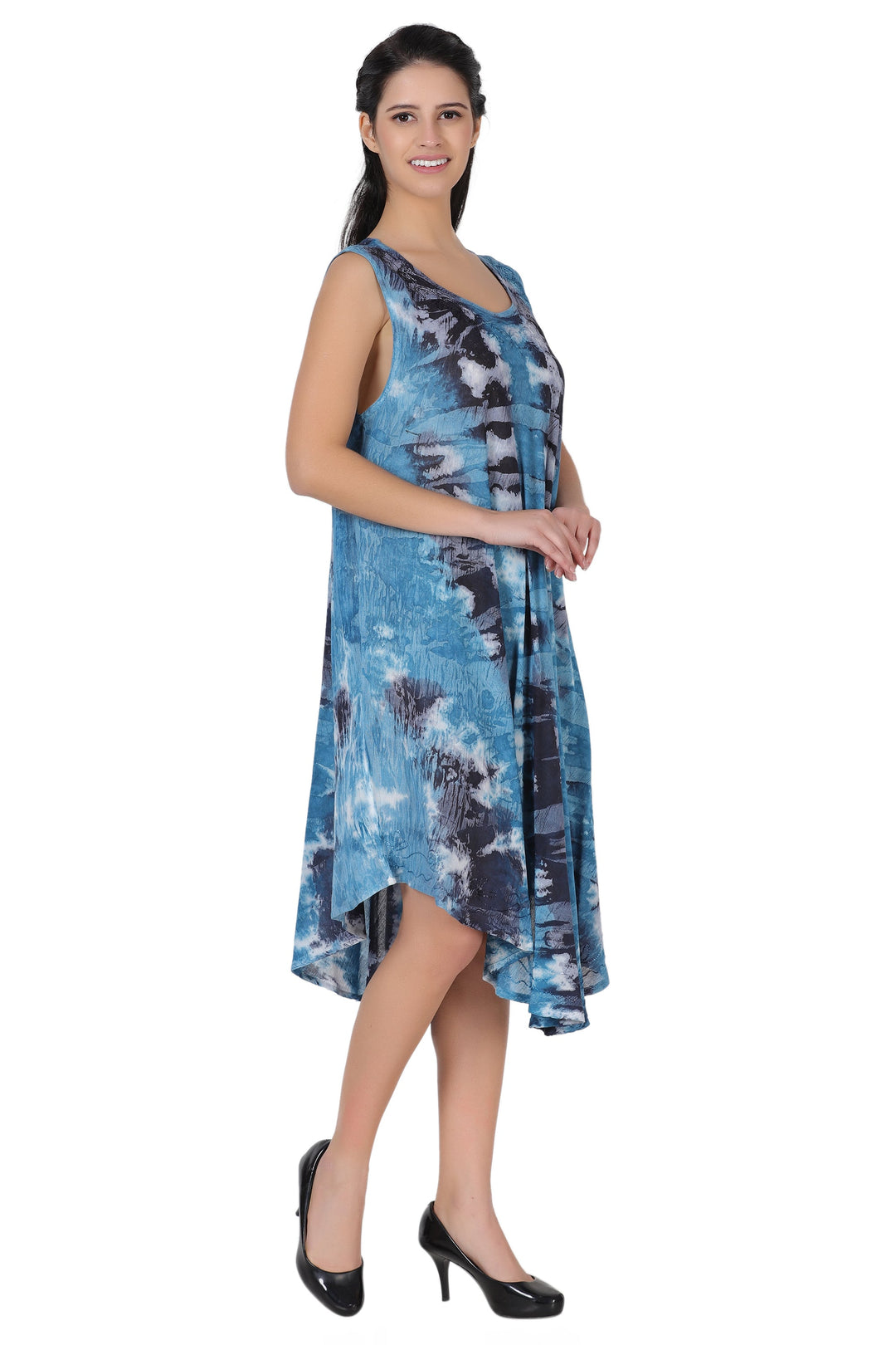 Stonewash Tie Dye Beach Dress 362168R