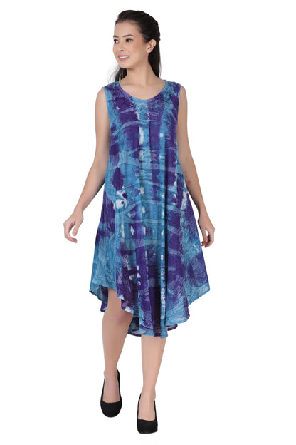 Stonewash Tie Dye Beach Dress 362168R