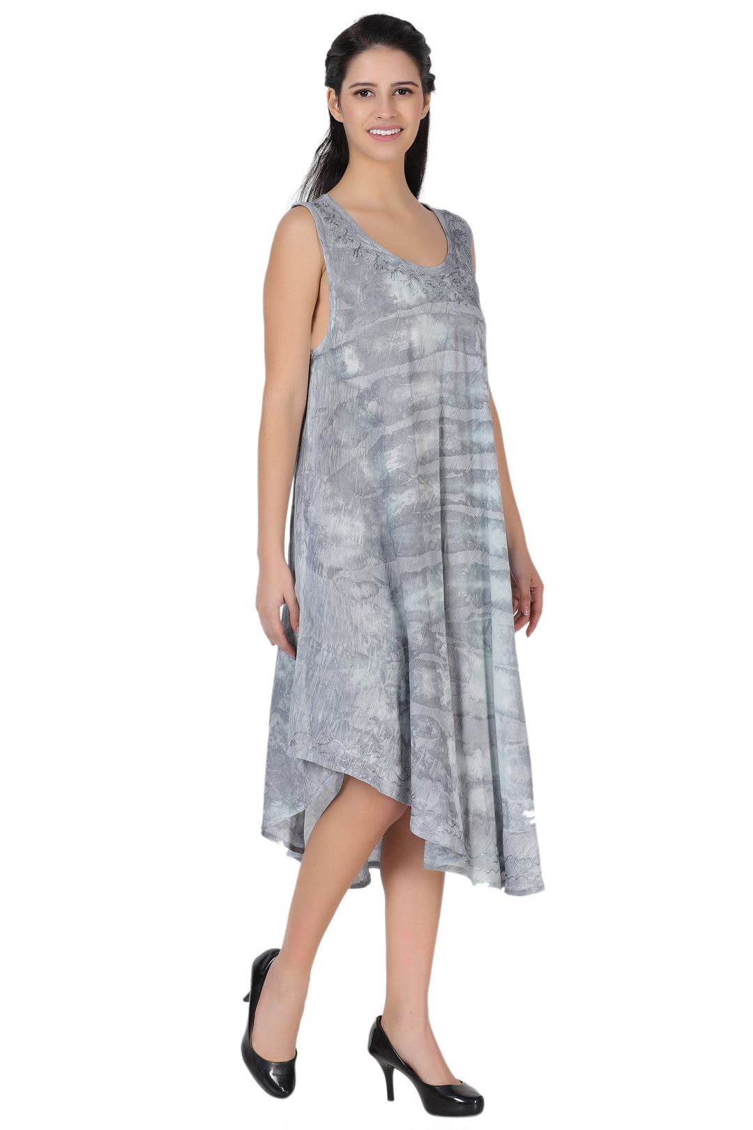 Stonewash Tie Dye Beach Dress 362168R