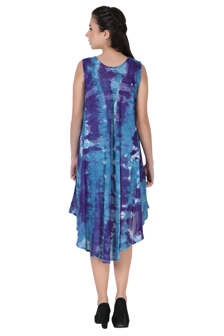 Stonewash Tie Dye Beach Dress 362168R