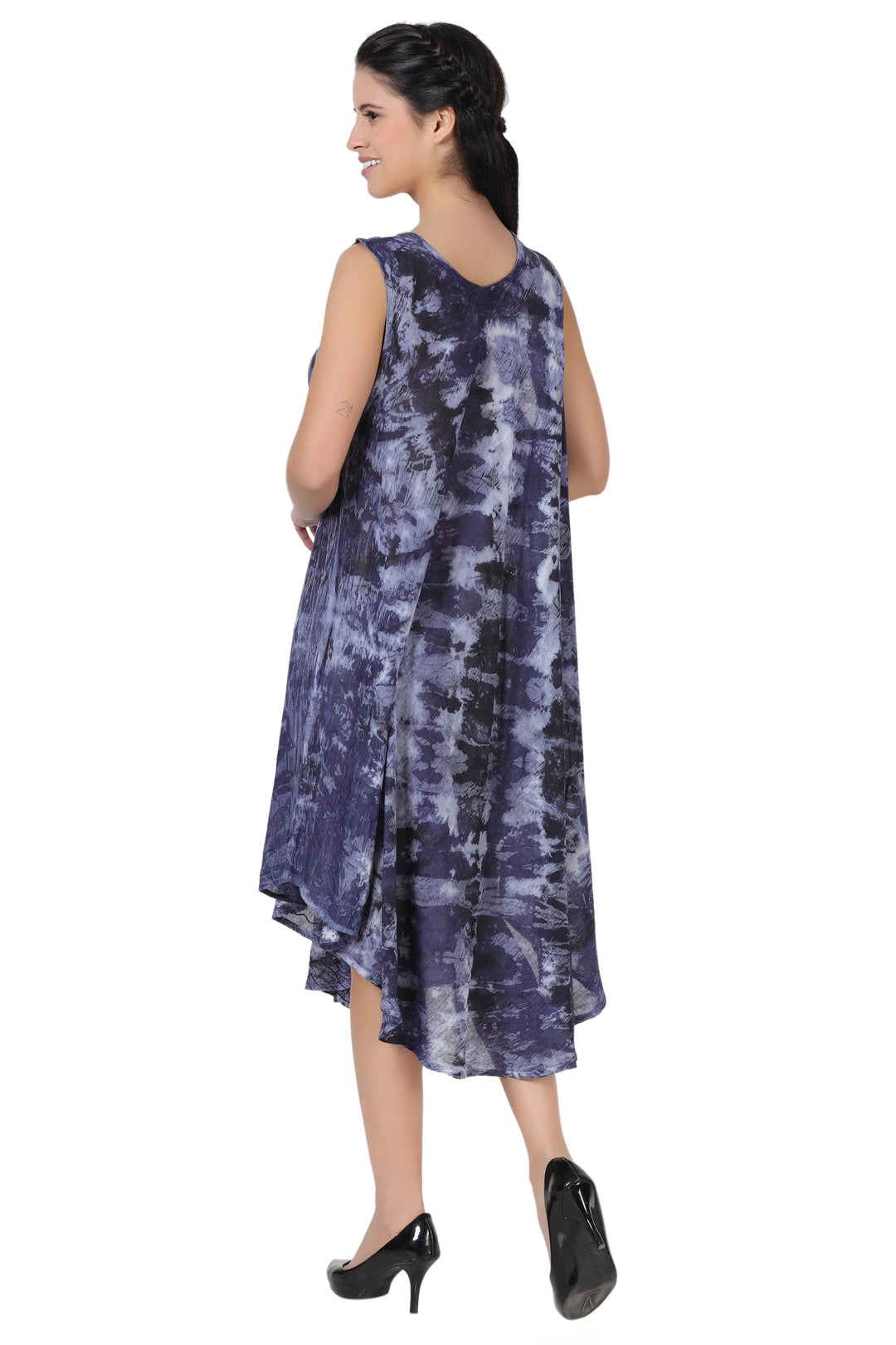 Stonewash Tie Dye Beach Dress 362168R