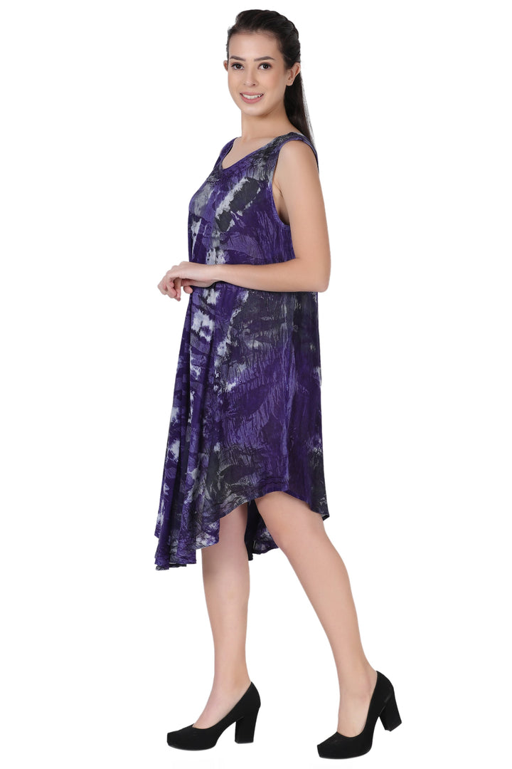 Stonewash Tie Dye Beach Dress 362168R