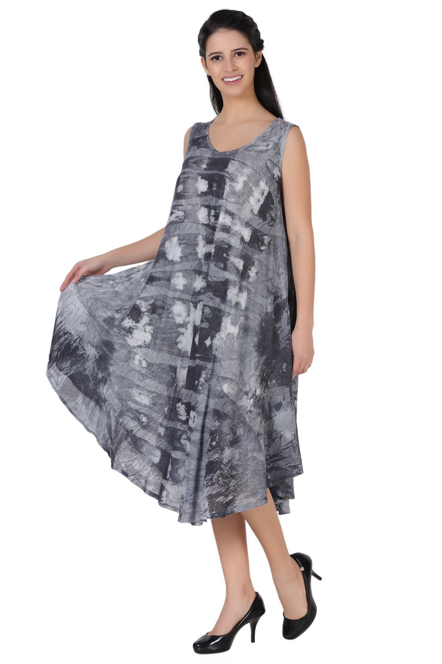 Stonewash Tie Dye Beach Dress 362168R