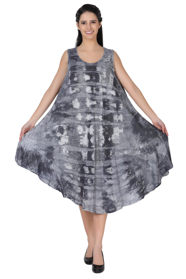 Stonewash Tie Dye Beach Dress 362168R