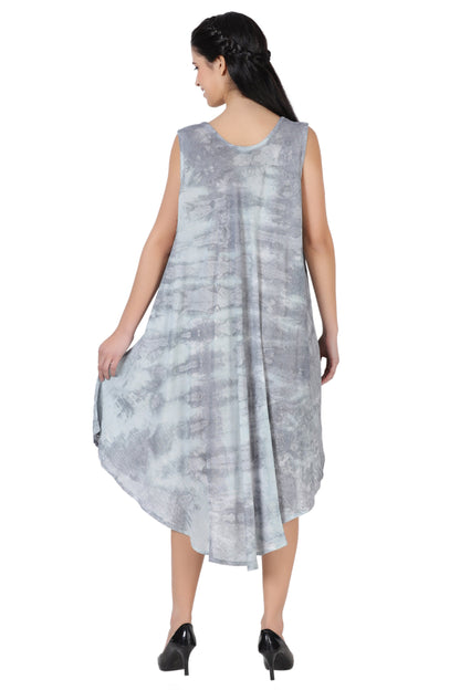 Stonewash Tie Dye Beach Dress 362168R