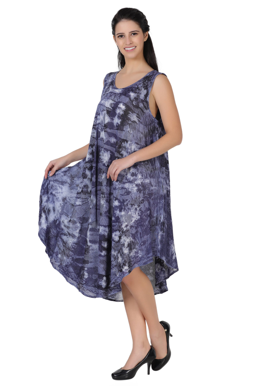 Stonewash Tie Dye Beach Dress 362168R