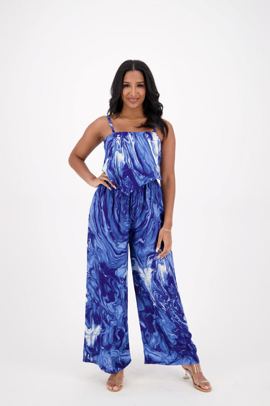 Two Piece Tie Dye Pants Set THS-7052