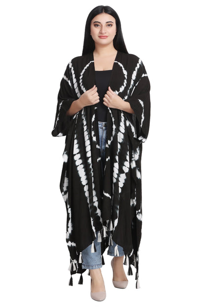 Tie Dye Beach Cover Up Kimono 22034