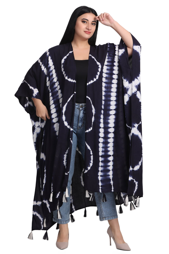 Tie Dye Beach Cover Up Kimono 22034