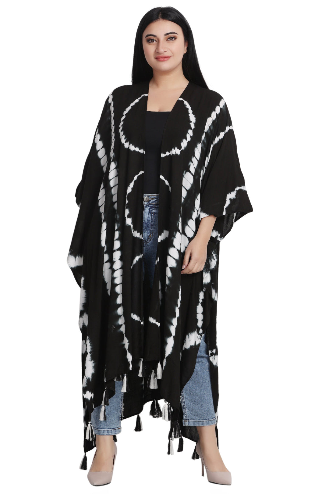 Tie Dye Beach Cover Up Kimono 22034