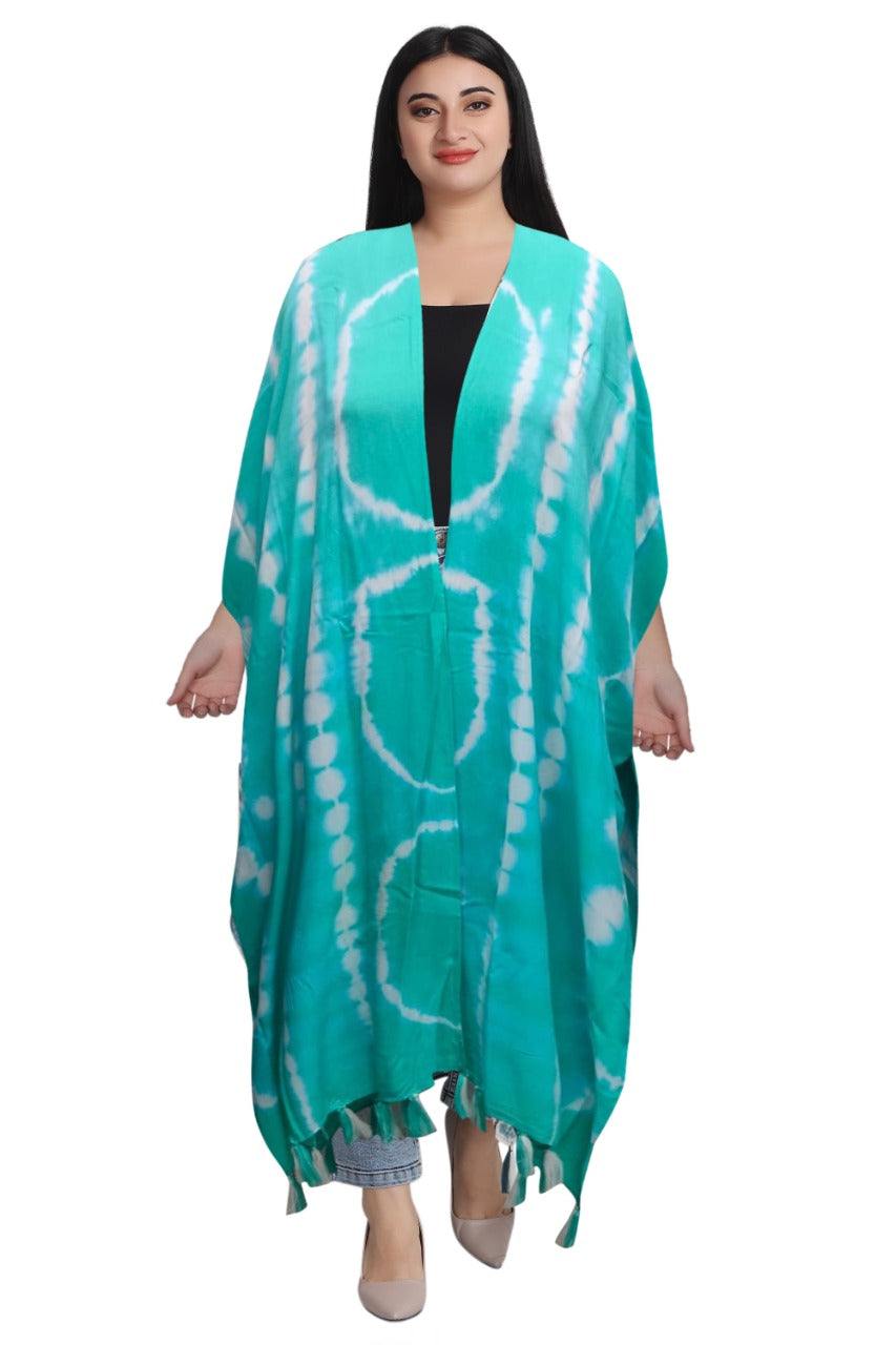 Tie Dye Beach Cover Up Kimono 22034