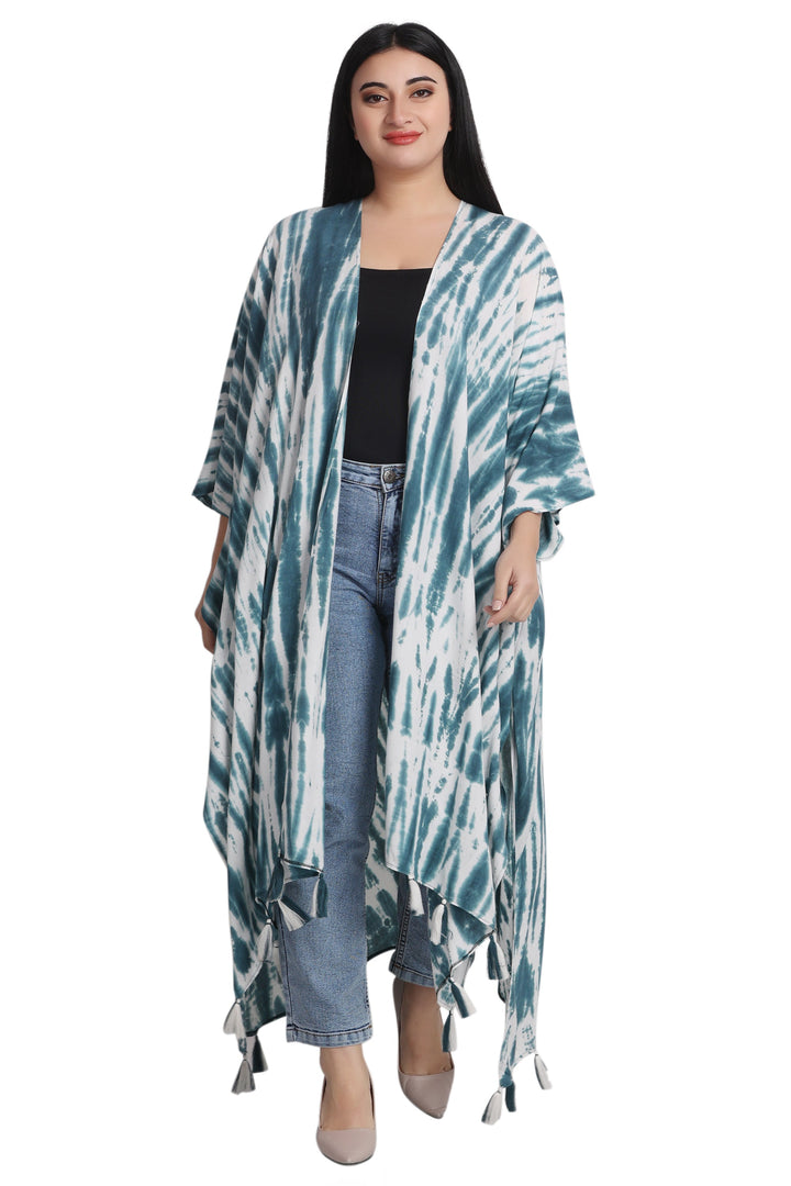 Tie Dye Beach Cover-Up Kimono 22035