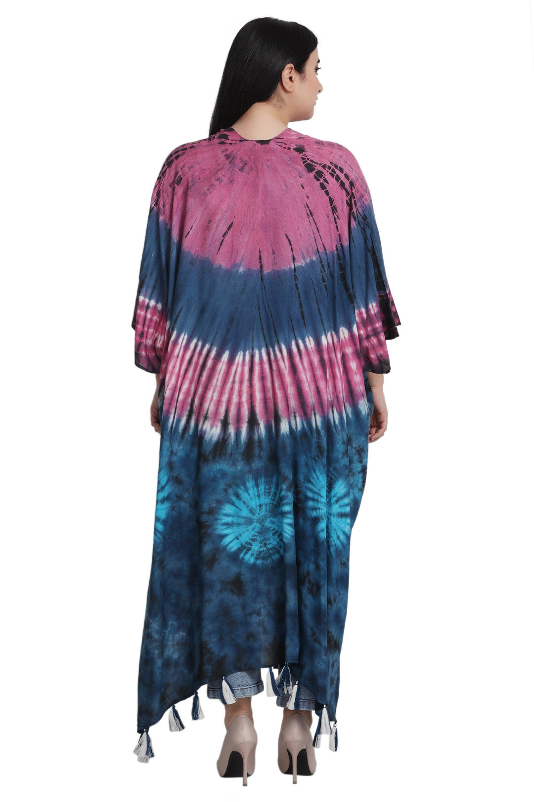 Tie Dye Beach Cover-Up Kimono 22036