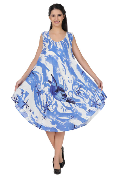 Turtle Print Beach Dress 422125