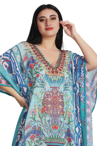 Womens Maxi Kaftan Cover Up PD-9521