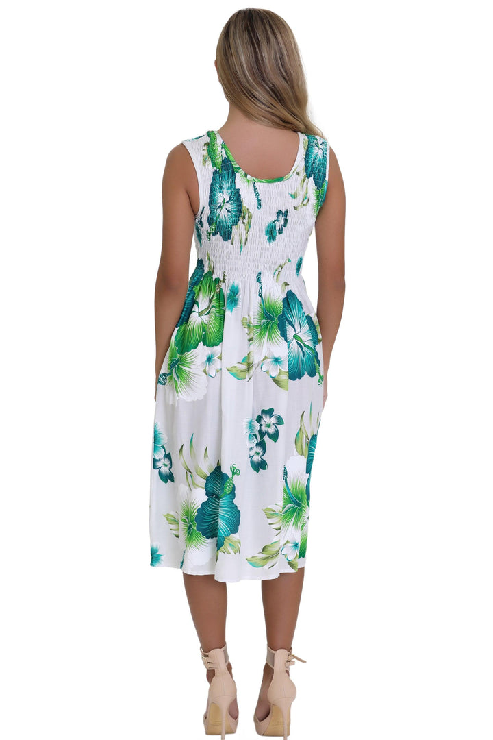 Floral Print Bali Inspired House Dress TH2094