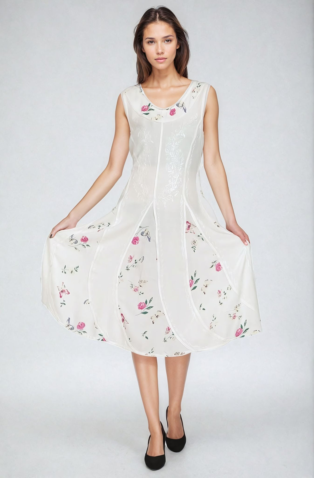 Floral Print Renaissance Dress ADL-20320