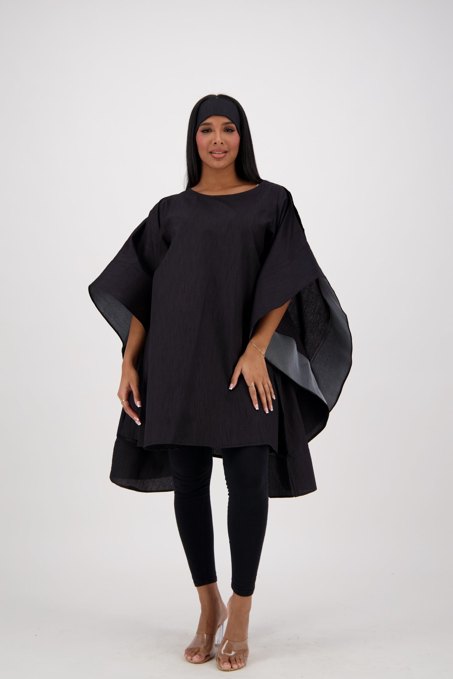 Oversized Cape Dress AD-25032