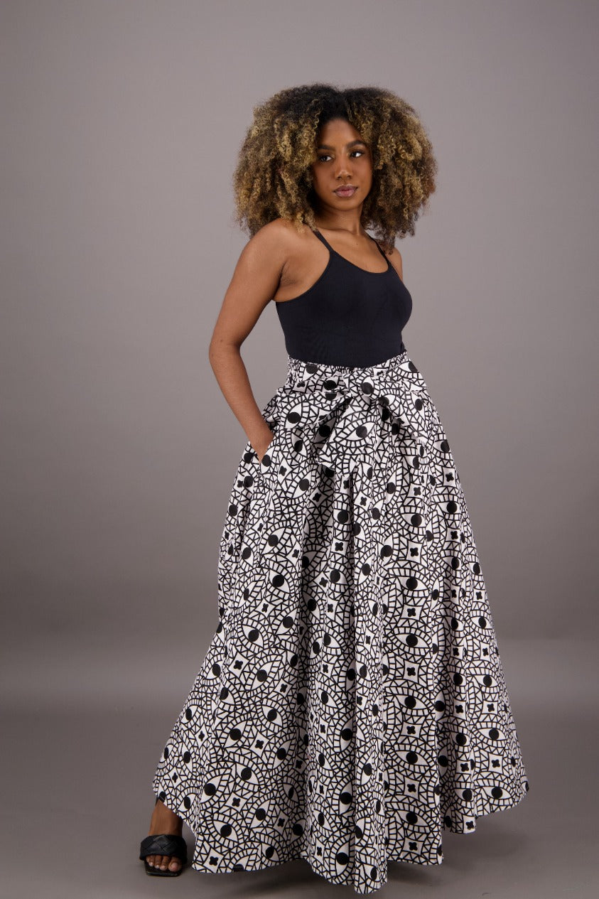 African Print Maxi Skirt 16317-260