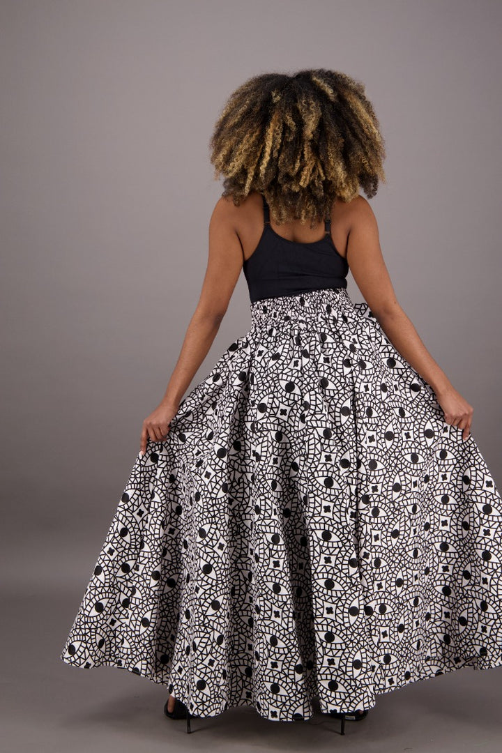 African Print Maxi Skirt 16317-260