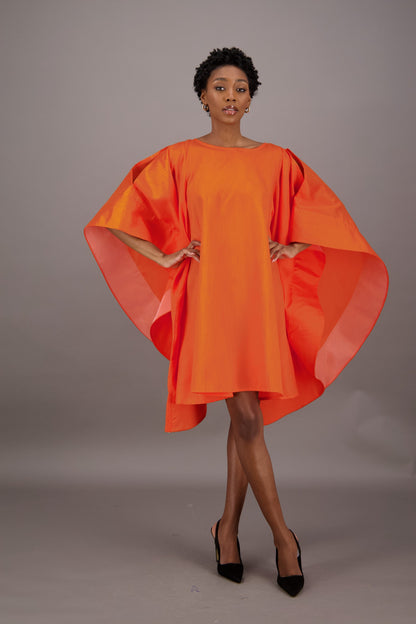 Oversized Cape Dress AD-25032