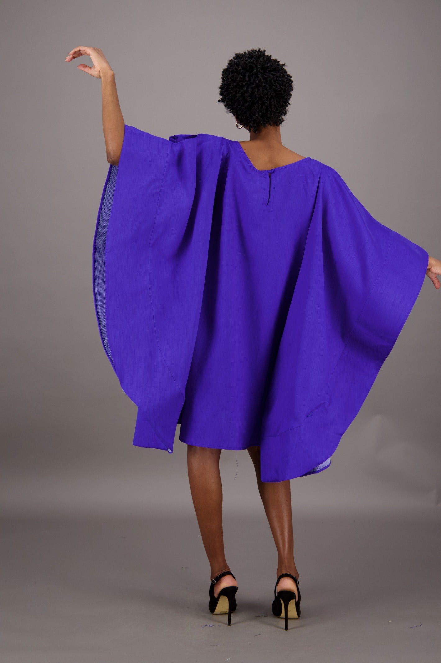 Oversized Cape Dress AD-25032