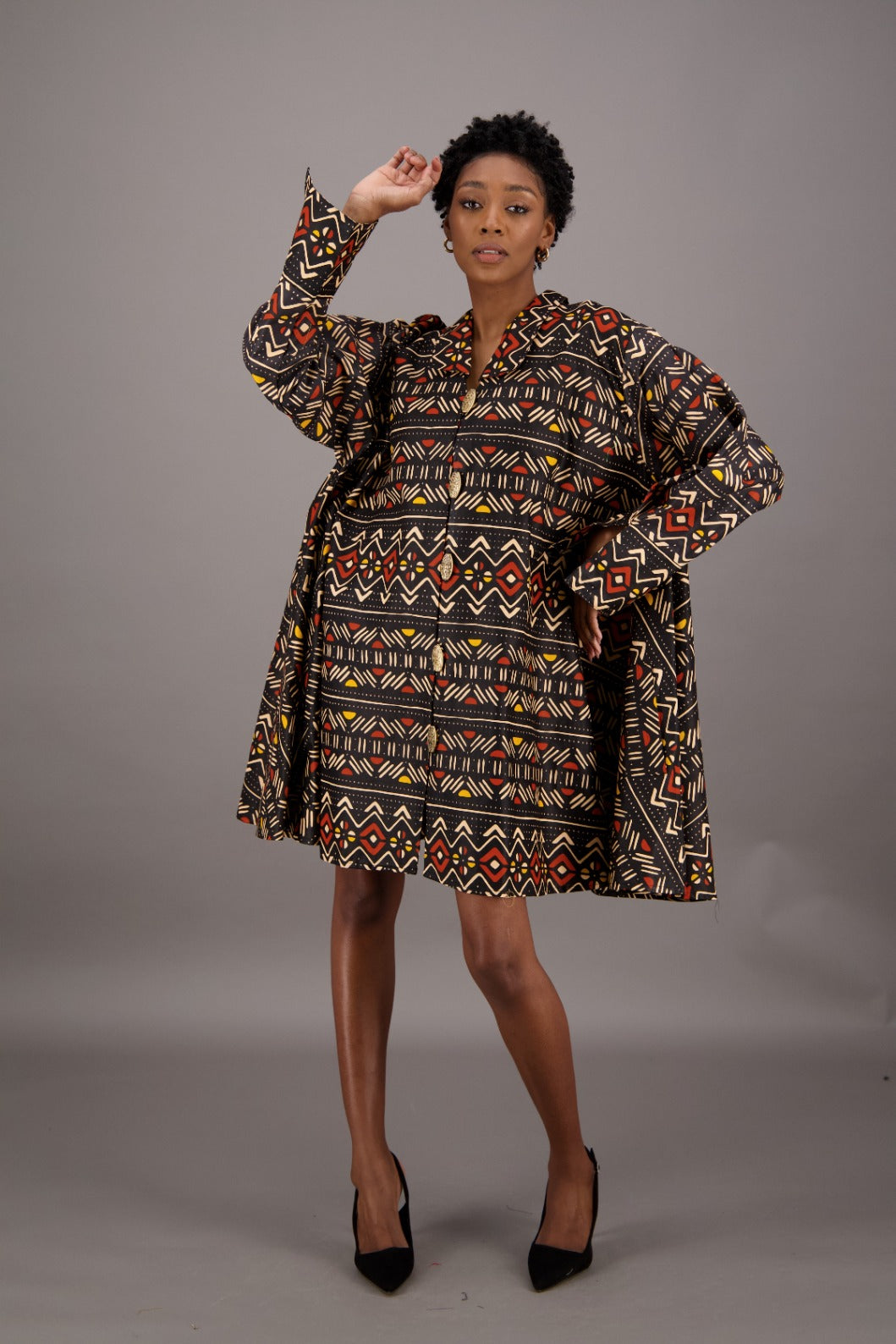 Zulu Heritage Swing Dress AD-25040-257