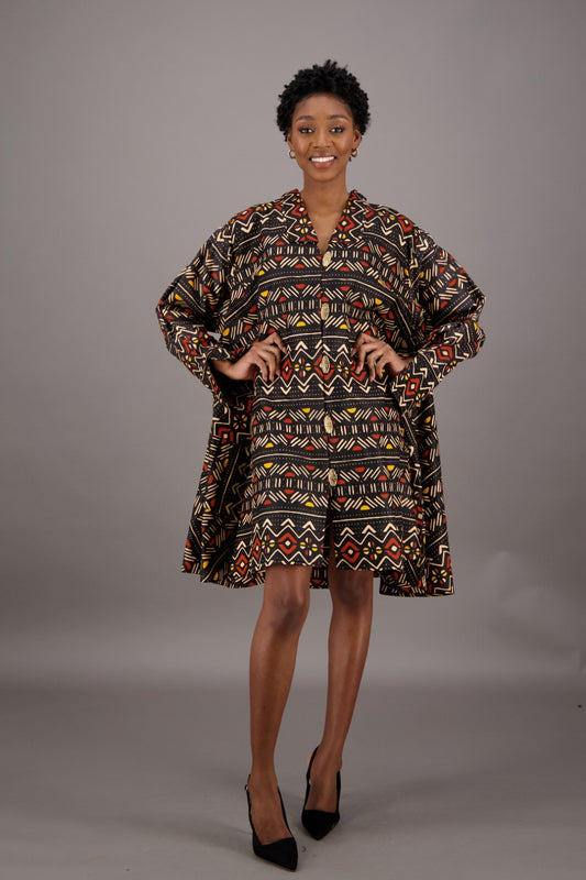 Zulu Heritage Swing Dress AD-25040-257