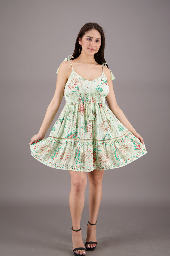 Pastel Floral Middy Dress 24925