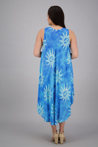 Sun Printed Beach Dress 17147