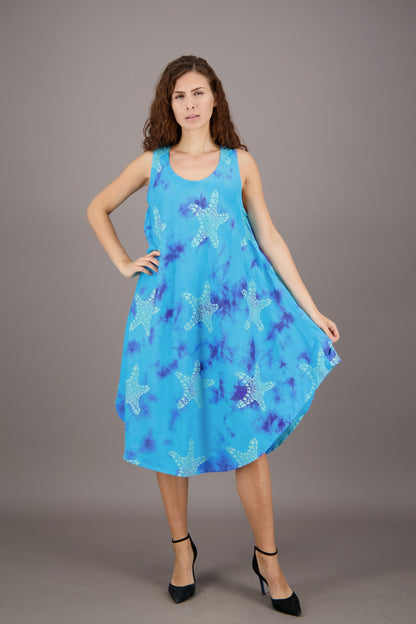 Starfish Pattern Beach Dress 17148