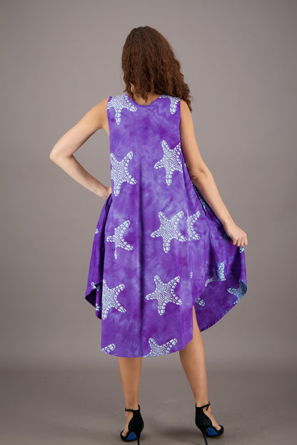 Starfish Pattern Beach Dress 17148