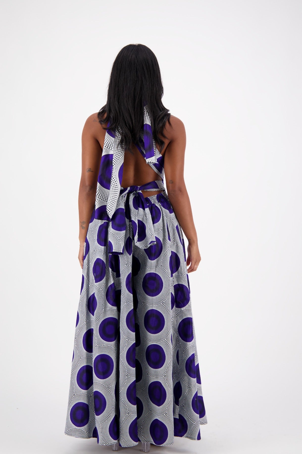 African Print Infinity Wrap Dress 16117-212