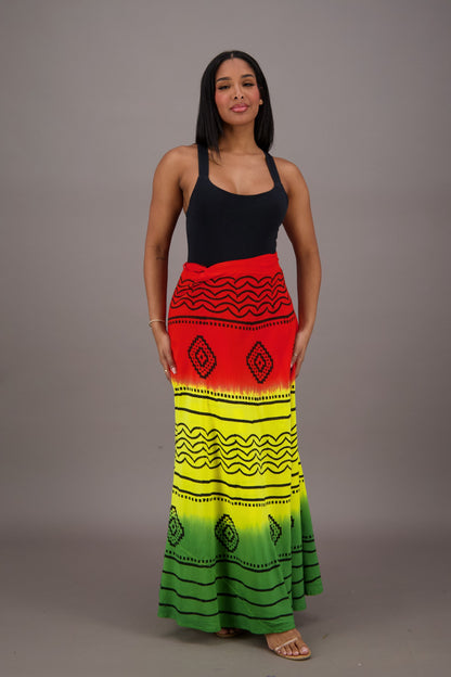 Rasta Wrap Skirt 24787