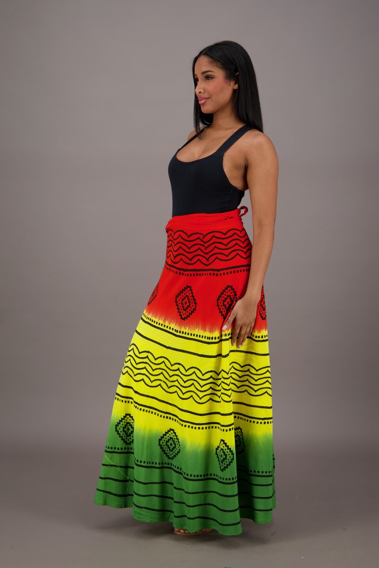 Rasta Wrap Skirt 24787