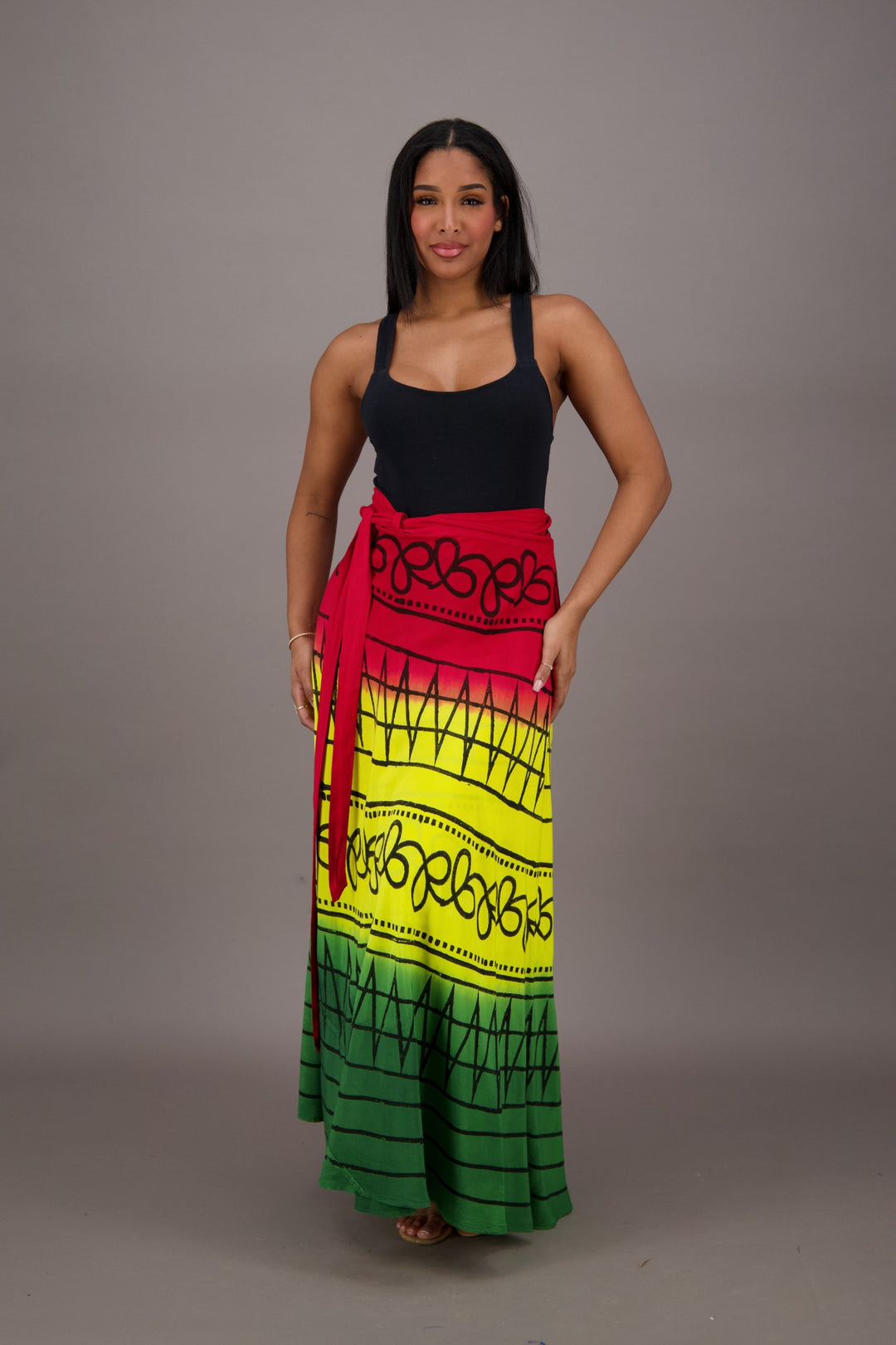 Rasta Wrap Skirt 24786