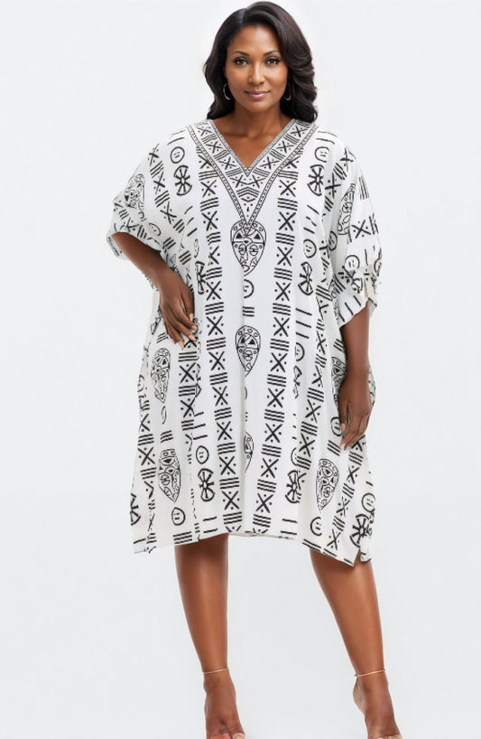 African Print Kaftan KAF-1016