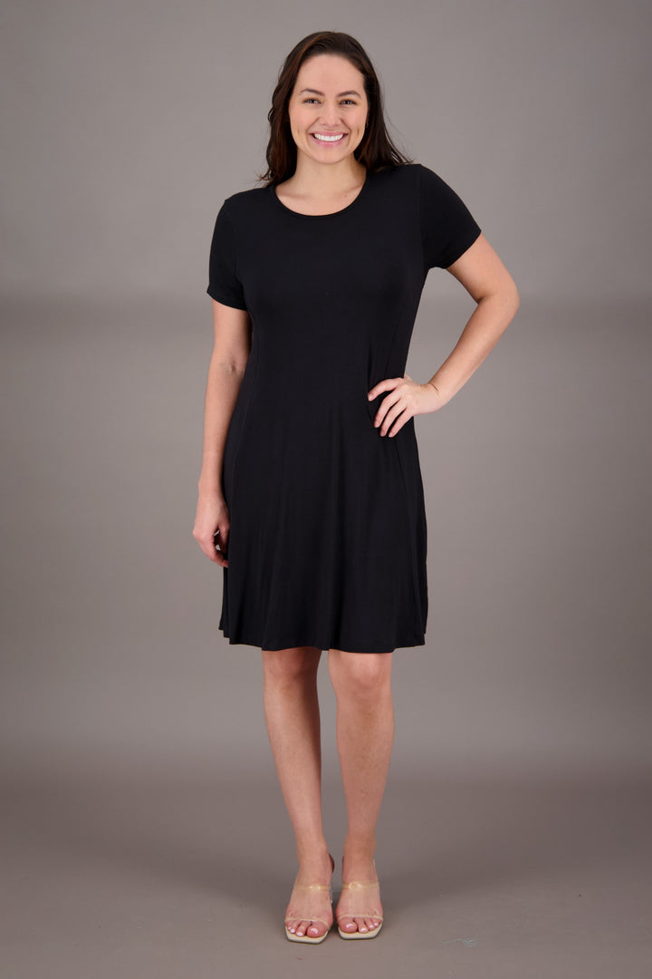 Bamboo Cap Sleeve Dress BAM-24601